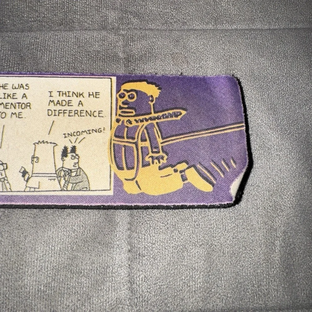 Vintage Dilbert Comic Strip Keyboard Non Slip Wrist Rest Pad 18.5
